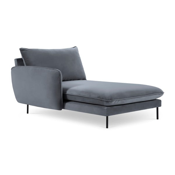 Vienna szürke bársony heverő, bal oldali - Cosmopolitan Design-image-2