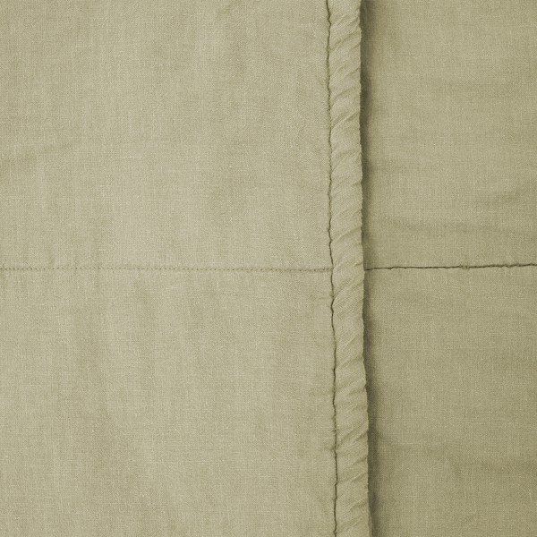 Naturel zöld len gyerektakaró, 100 x 140 cm - Linen Tales-image-1