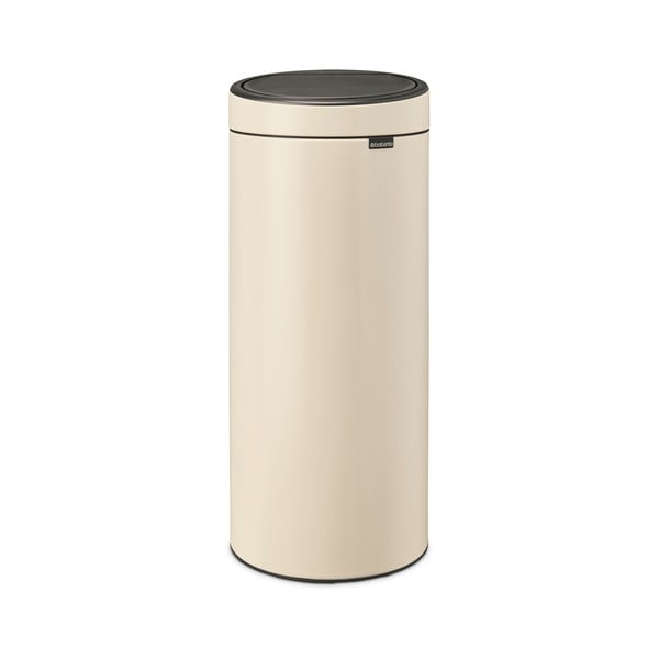 Bézs acél érintésre nyíló szemetes 30 l Touch Bin – Brabantia