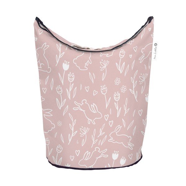 Rózsaszín szövet gyerek tárolókosár Sweet Bunnies - Butter Kings-image-2