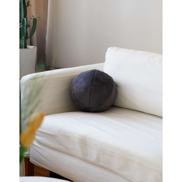 Mikroplüss díszpárna ø 25 cm Top – Mioli Decor-image-3