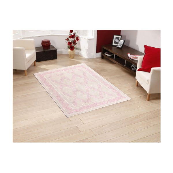 Floorist Gina púderrózsaszín pamutszőnyeg, 120 x 180 cm-image-1