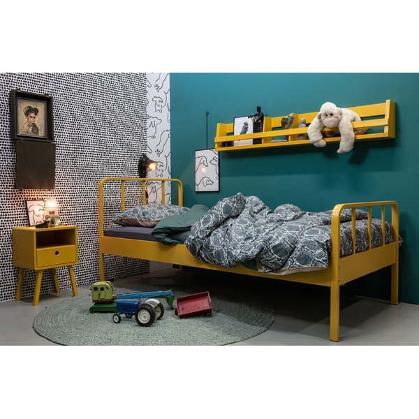 Sammie sárga tömör borovi fenyő polc - WOOOD-image-1