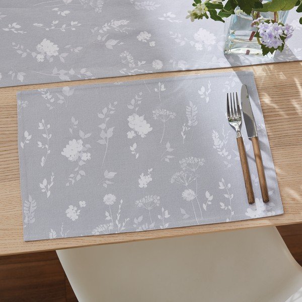Textil tányéralátét szett 2 db-os 46x30 cm Meadowsweet Floral – Catherine Lansfield-image-1