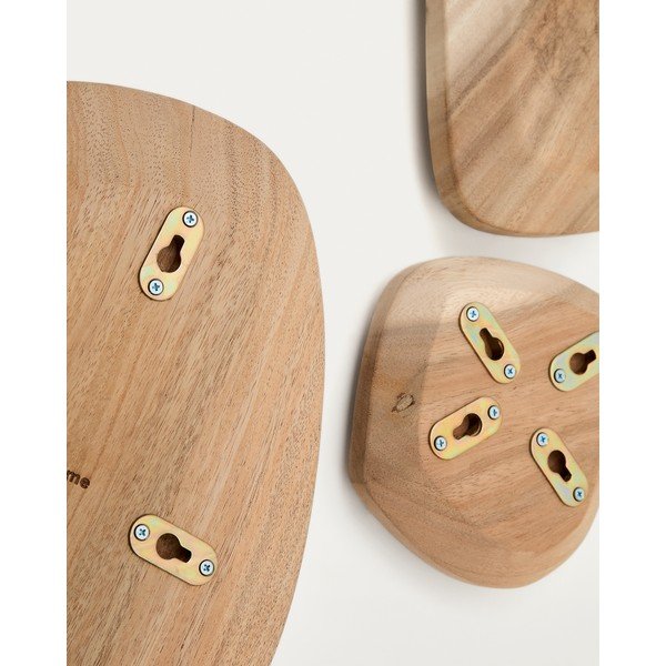 Fa fali dekoráció készlet 4 db-os Selem – Kave Home-image-1