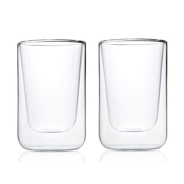 Duplafalú pohár szett 2 db-os 250 ml Nero – Blomus