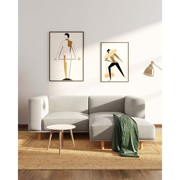 Világosszürke sarokkanapé (jobb oldali) Kukumo – Ame Yens-image-1