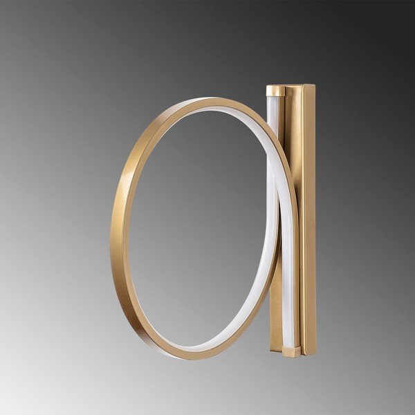 Aranyszínű LED fali lámpa ø 30 cm Halka – Opviq lights-image-4