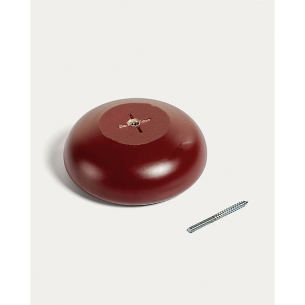 Piros fali fa akasztó szett 3 db-os Nadue – Kave Home-image-2