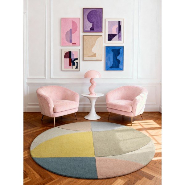 Kézi szövésű gyapjú kerek szőnyeg ø 200 cm Westminster Savile – Ted Baker-image-1