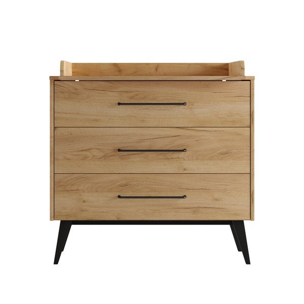 Natúr színű pelenkázó feltét bükkfa dekorral Retro – Pinio-image-3