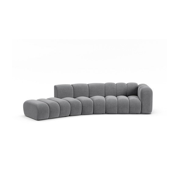 Világosszürke sarokkanapé (jobb oldali) Lupine – Micadoni Home