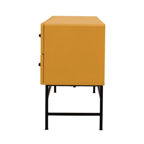 Sárga alacsony komód 158x68 cm Cocktail - Tenzo-image-3