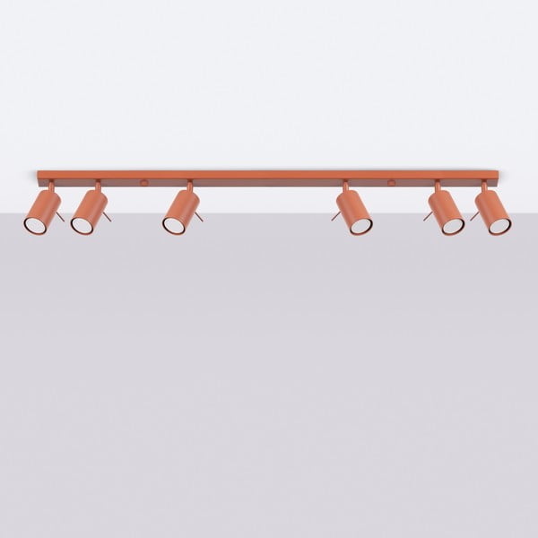 Téglavörös spotlámpa 6x117 cm Etna – Sollux-image-4