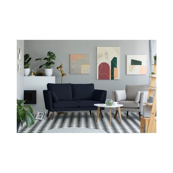 Elena sötétkék kétszemélyes kanapé - Mazzini Sofas-image-3