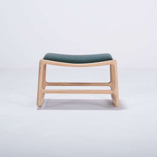 Dedo tölgyfa zsámoly zöld szövet ülőrésszel - Gazzda