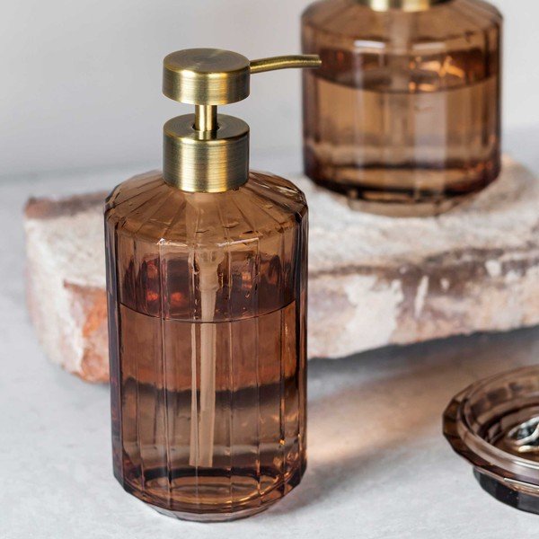 Barna üveg szappanadagoló 200 ml Vision – Mette Ditmer Denmark-image-1