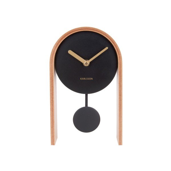 Smart Pendulum Light nyírfa asztali óra - Karlsson-image-2