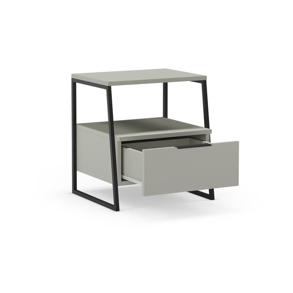 Zöldesszürke éjjeliszekrény Velia – Marckeric-image-2