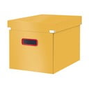 Sárga fedeles karton tárolódoboz 32x36x31 cm Click&Store – Leitz