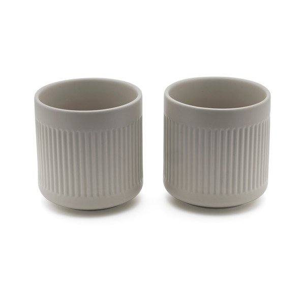 Szürke porcelán csésze szett 2 db-os 300 ml Skagen – Bredemeijer