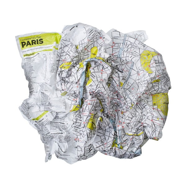 Párizs gyűrhető turista térkép - Palomar-image-1
