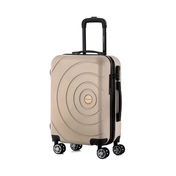 Circle bézs bőrönd, 44 l - Berenice