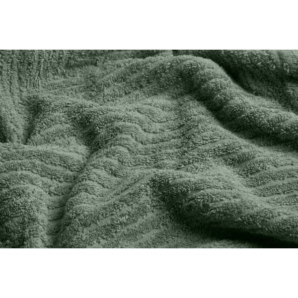 Zöld pamut törölköző és fürdőlepedő készlet 2 db-os - Foutastic-image-1