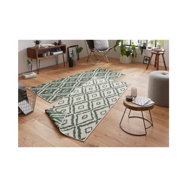 Rio zöld-fehér kültéri szőnyeg, 80 x 350 cm - NORTHRUGS-image-4
