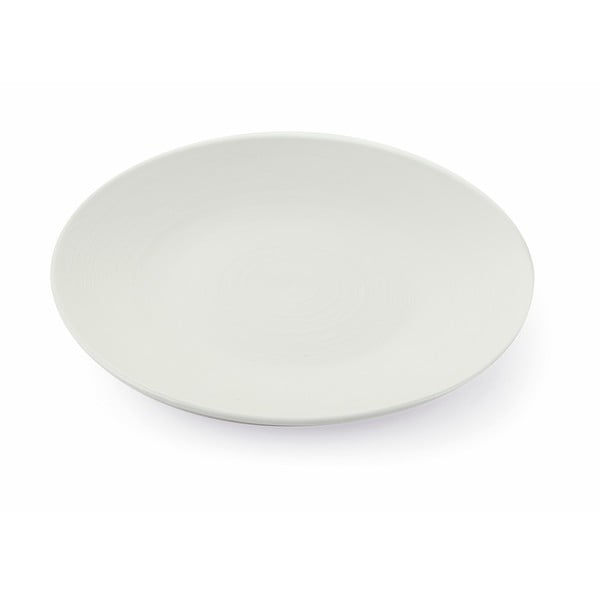 Grafite 6 db nagy fehér agyagkerámia tányér - Villa d´Este