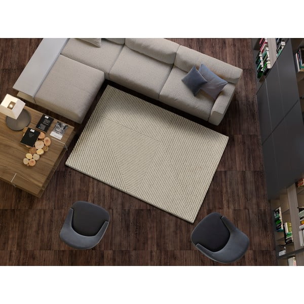 Bézs szőnyeg 129x190 cm Pure – Universal-image-1