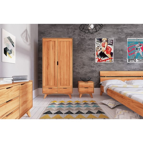 Bükkfa ruhásszekrény 90x180 cm Greg - The Beds-image-4