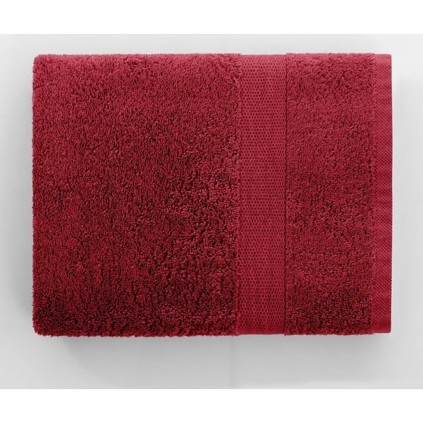 Piros frottír pamut törölköző és fürdőlepedő készlet 4 db-os Marina – DecoKing-image-4