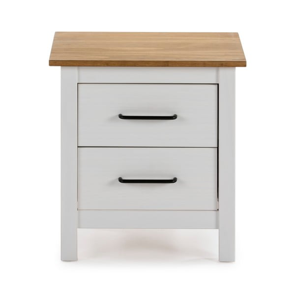 Miranda fehér fa éjjeliszekrény - Marckeric-image-3