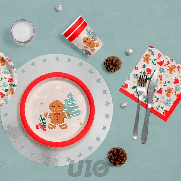 Szalvéta szett 20 db-os 33x33 cm Cookie – Homéa-image-1