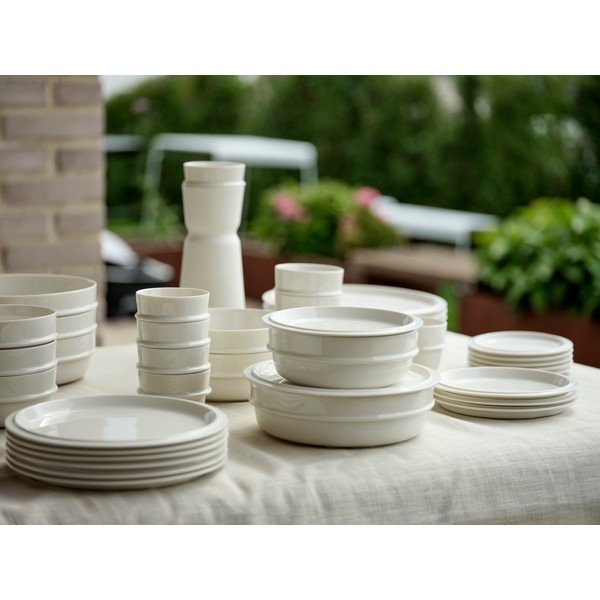 Krémszínű porcelán leveses tálka 900 ml Eau – Zone-image-4