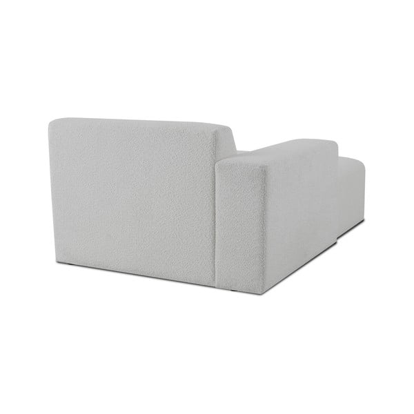Fehér buklé kanapé modul (bal oldali) Roxy – Scandic-image-3