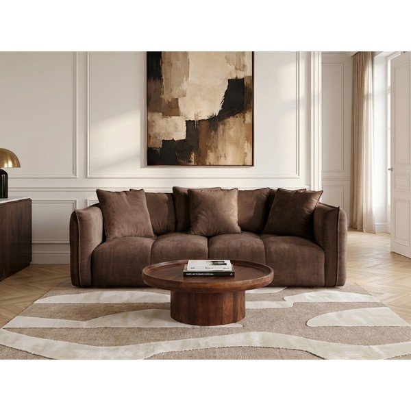 Barna zsenília kanapé Harlem – Bobochic Paris-image-2
