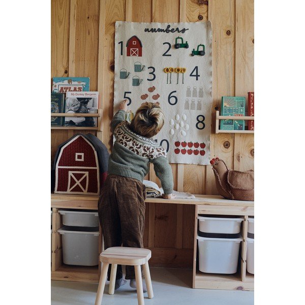 Gyerek fali dekoráció Farm Numbers – Lorena Canals-image-1