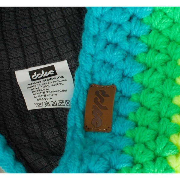 Stripes blue kézzel horgolt fejpánt - DOKE-image-1