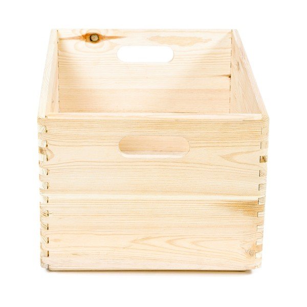 Custom tároló borovi fenyőből, 40 x 30 x 23 cm - Compactor-image-3