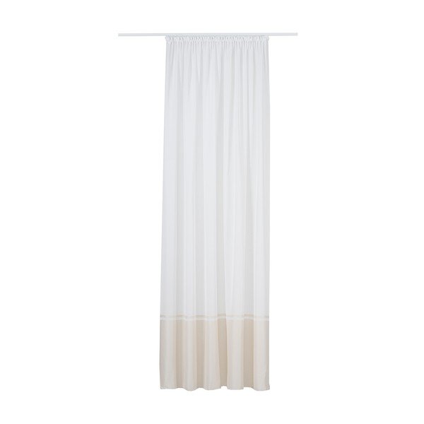 Fehér-bézs átlátszó függöny 300x260 cm Sanova – Mendola Fabrics-image-2