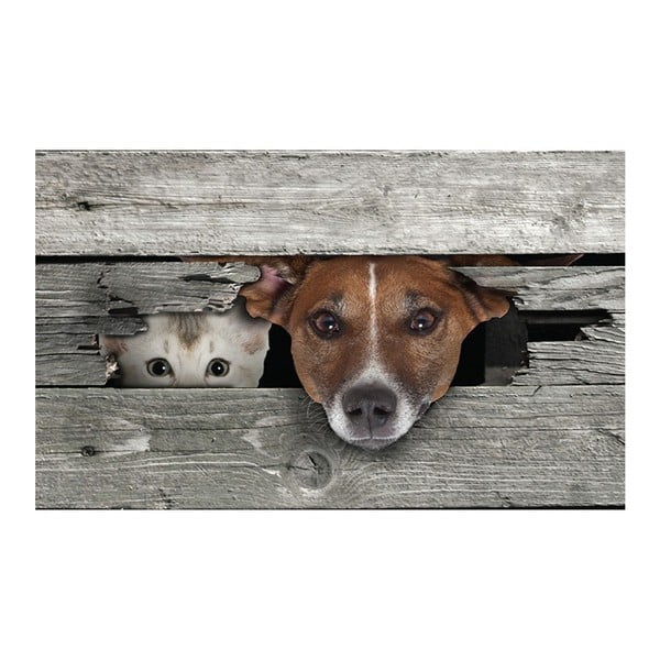 Cat & Dog alátét lábtörlő alá, 45,5 x 76 cm - Esschert Design