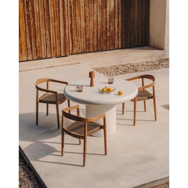 Kerek kerti étkezőasztal ø 140 cm Addaia – Kave Home-image-1