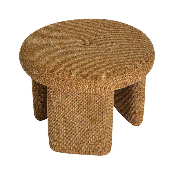 Mustársárga puff Rocco – Hübsch-image-2