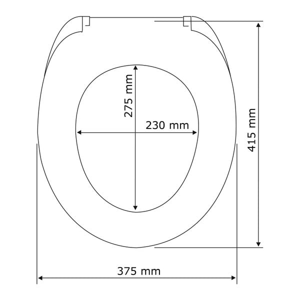 WC-ülőke automatikus záródással 37,5 x 41,5 cm Guilty Dog – Wenko-image-4