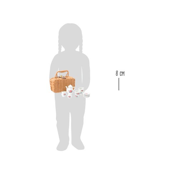 Coffee 14 részes játék porcelán szett bőröndben - Legler-image-2