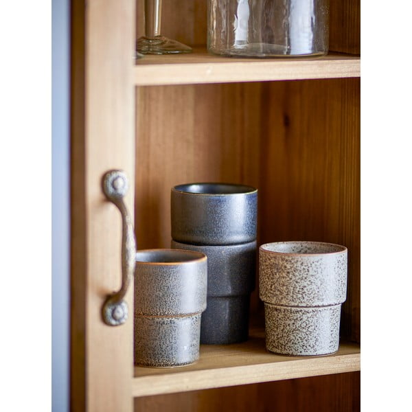 Barna kőedény eszpresszó csésze szett 4 db-os 150 ml Ewan – Bloomingville-image-2