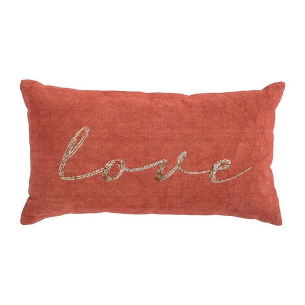 Cushion Orego narancssárga pamut díszpárna, 55 x 30 cm - Bloomingville