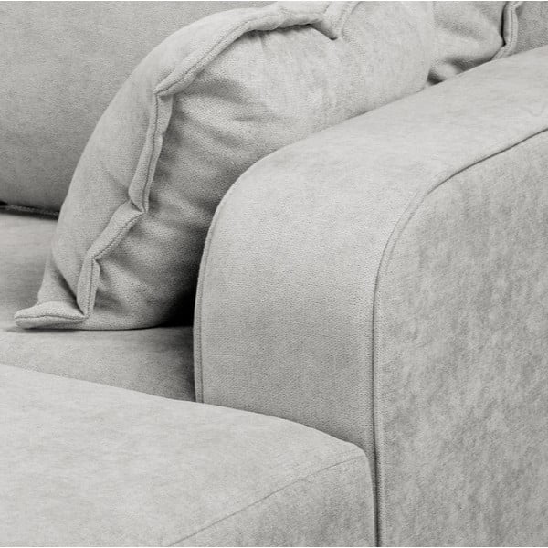 Világosszürke sarokkanapé (jobb oldali) Beata – Ropez-image-1